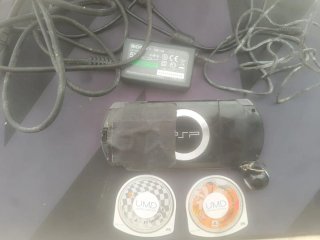 PSP 2000 Sony Negra Completa todo original