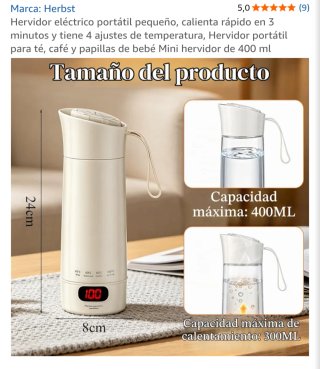 Hervidor de agua portátil
