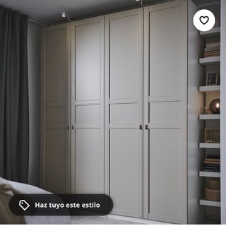 Se venden 3 Puertas de armario Ikea, no armario.