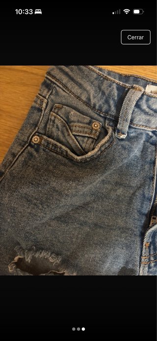 Shorts vaqueros Stradivarius rotos