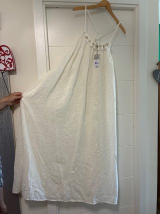 Vestido blanco ibicenco XL sin estrenar
