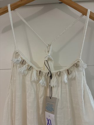 Vestido blanco ibicenco XL sin estrenar