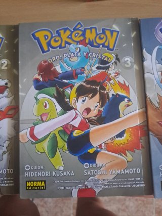 Colección oro,plata y cristal pokemon