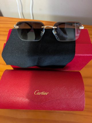 Gafas de sol Cartier Rojas