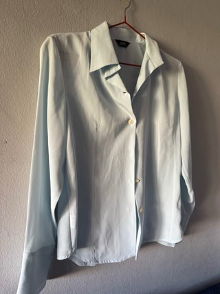 Blusa Simorra azul manga larga Talla 40