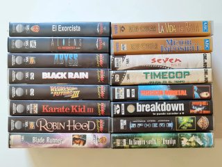 VHS a 3€. Mejor precio por lote!