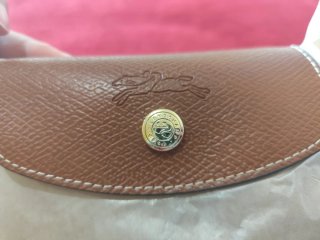 Mala Longchamp Bege e Castanho