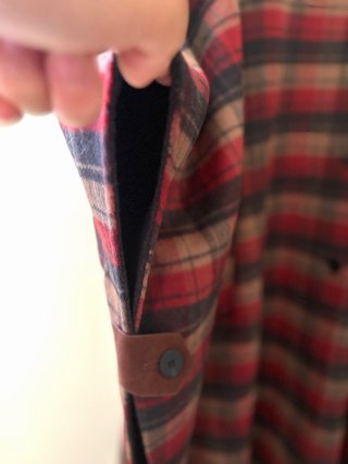 Zara poncho lana fantasia tartan