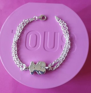 Pulsera Tous Oso Plata