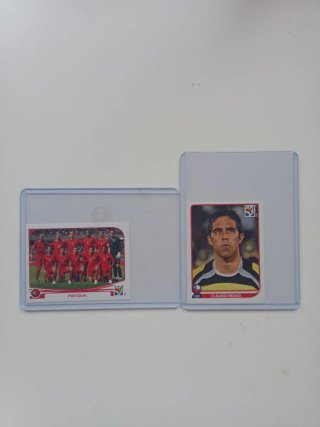 Cromos Panini 2010 Portugal y Claudio Bravo