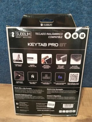 Funda teclado Bluetooth para tablet 10,1 – 10,8"