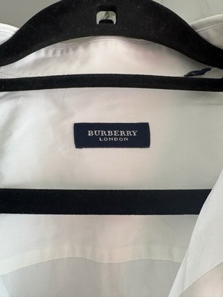 Camisa Burberry Blanca Original