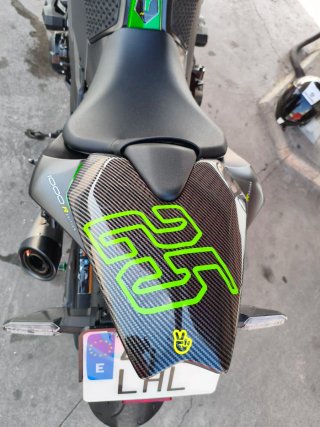 Kawasaki Z1000R Naked Negra/Verde