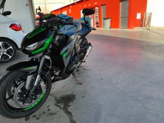 Kawasaki Z1000R Naked Negra/Verde