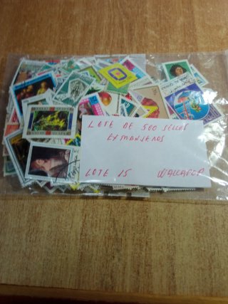 Lote 500 sellos extranjeros Lote 15