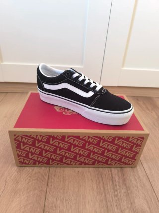 Zapatillas Vans Ward Platform Negras Talla 39