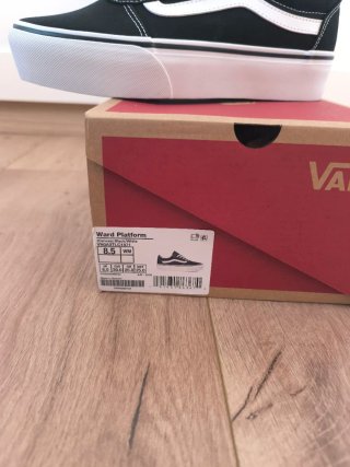 Zapatillas Vans Ward Platform Negras Talla 39