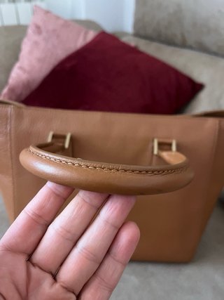 Bolso piel marrón Victorio & Lucchino