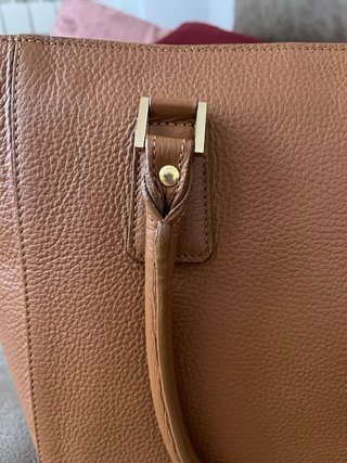 Bolso piel marrón Victorio & Lucchino