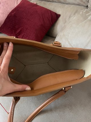 Bolso piel marrón Victorio & Lucchino