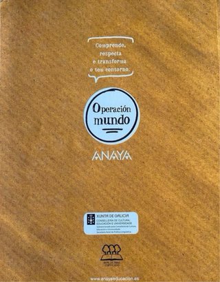Lingua Galega e Literatura, 1 ESO, Operación mundo