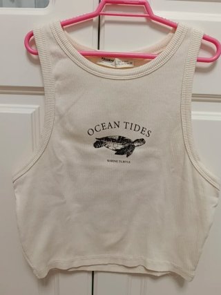 Camiseta sin mangas Pull&Bear Ocean Tides