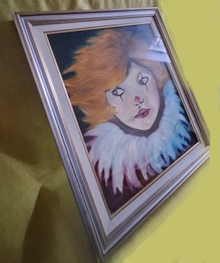 Quadro "Piccolo Clown" olio su tela