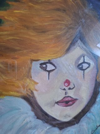 Quadro "Piccolo Clown" olio su tela
