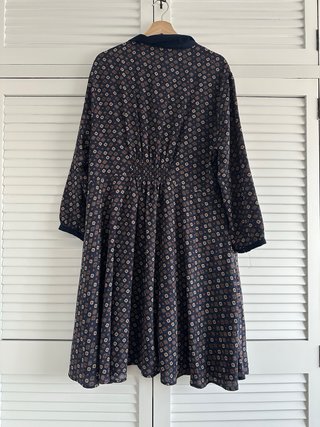 Vestido camisero Joanie estampado retro talla 50