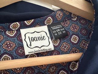 Vestido camisero Joanie estampado retro talla 50