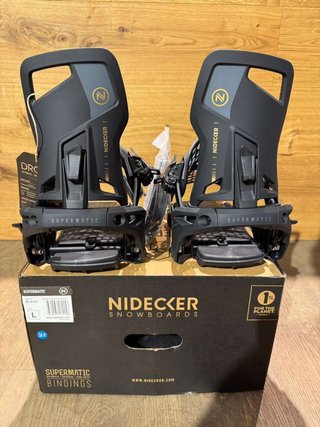 Nidecker Supermatic Fijaciones Snowboard Talla L