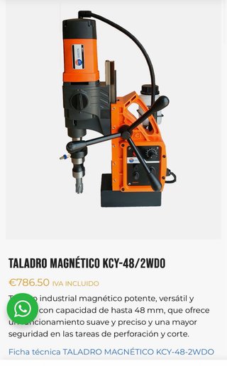 Taladro de imán Serecon