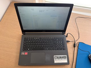 Acer Aspire 3 Ryzen 3 8GB RAM 240GB SSD