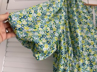 Vestido largo floral talla 52