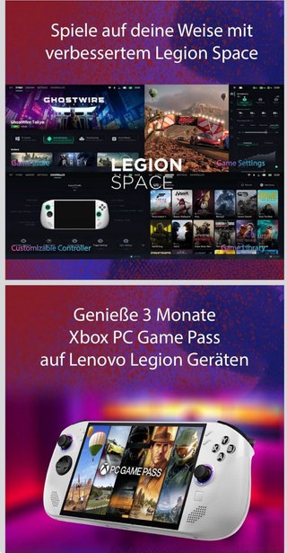 Consola Portátil Lenovo Legion Go 8 WUXGA 32GB