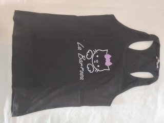 Camiseta negra Hello Kitty La Barrosa