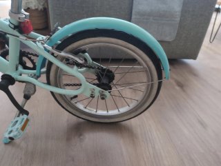 Bicicleta infantil Decathlon mint