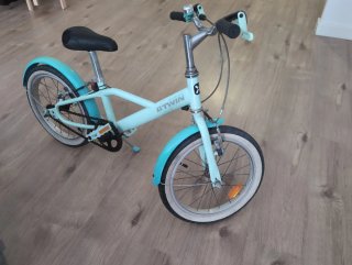 Bicicleta infantil Decathlon mint
