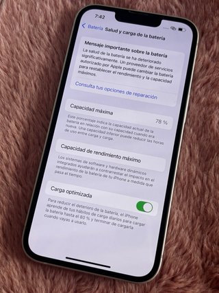 iPhone 13 Blanco 128gb en perfecto estado