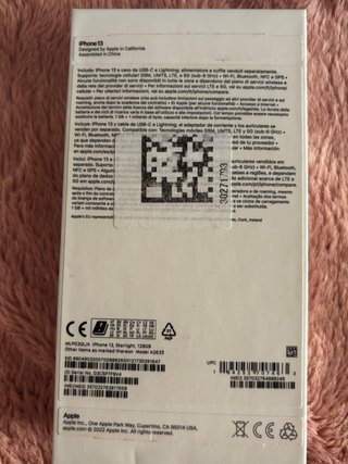 iPhone 13 Blanco 128gb en perfecto estado