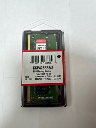 Kingston KCP426SS8/8 8GB DDR4 RAM