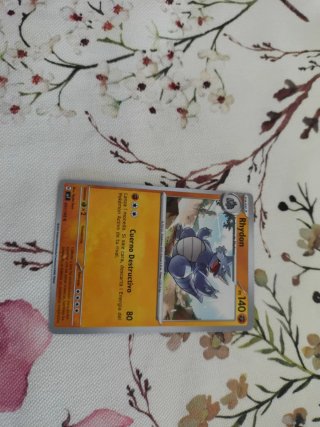 Cartas Pokémon Rhyhorn, Rhydon y Rhyperior
