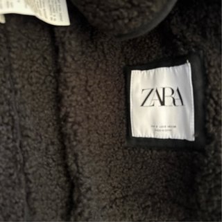 Chaqueta Polar Negra Doble Botonadura