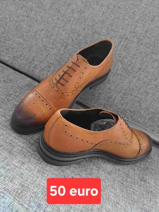 Scarpe uomo eleganti marroni prestigiose 40 affare