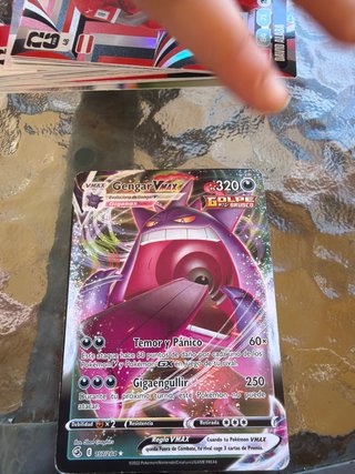 Carta Pokémon Gengar VMAX 157/264
