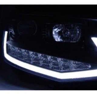 Faros Volkswagen T6 LED Fondo Negro