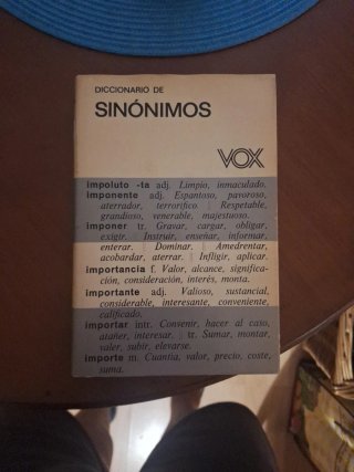 Diccionario sinónimos VOX