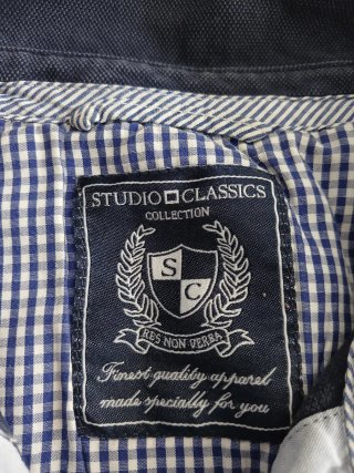 Polo Studio Classic Azul Marino Talla XL