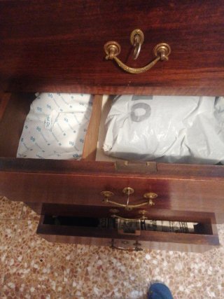 Ropero antiguo madera finales XIX