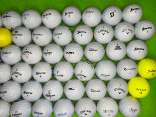 50 Bolas de Golf Recuperadas Varias Marcas